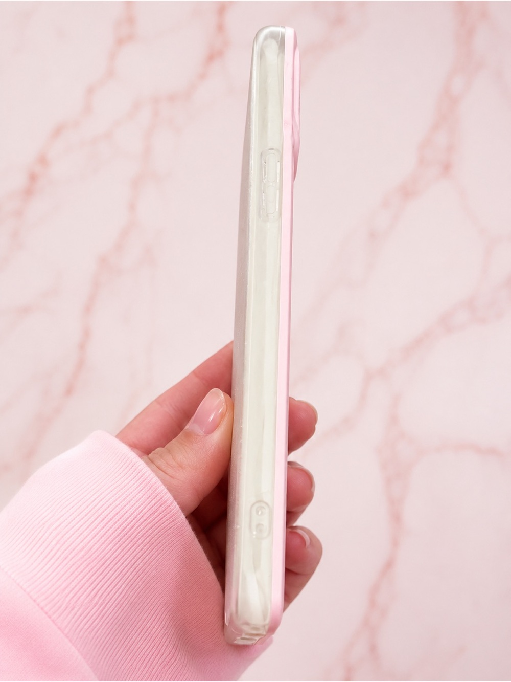 Pink Marble Phone Case - iPhone 13 Pro Max - Picture 2 of 4